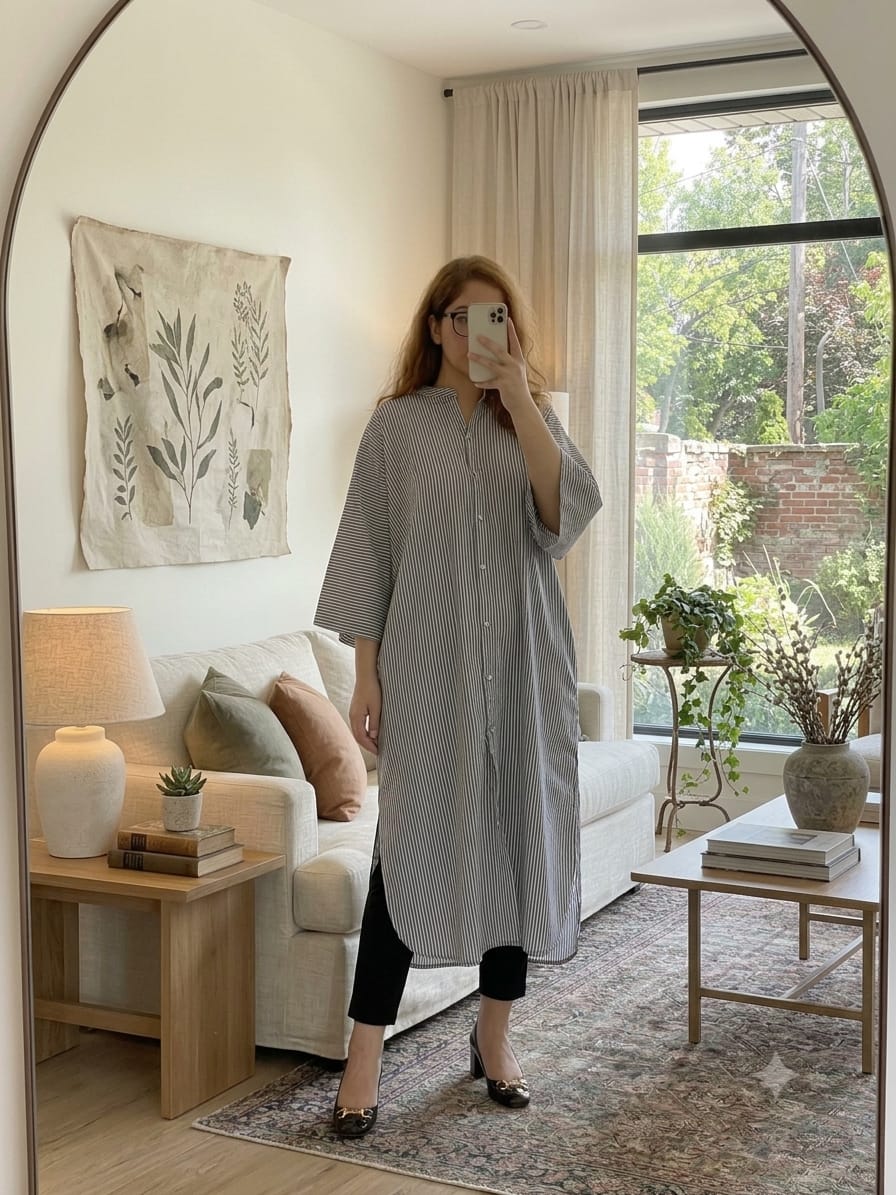 long dress shirt
